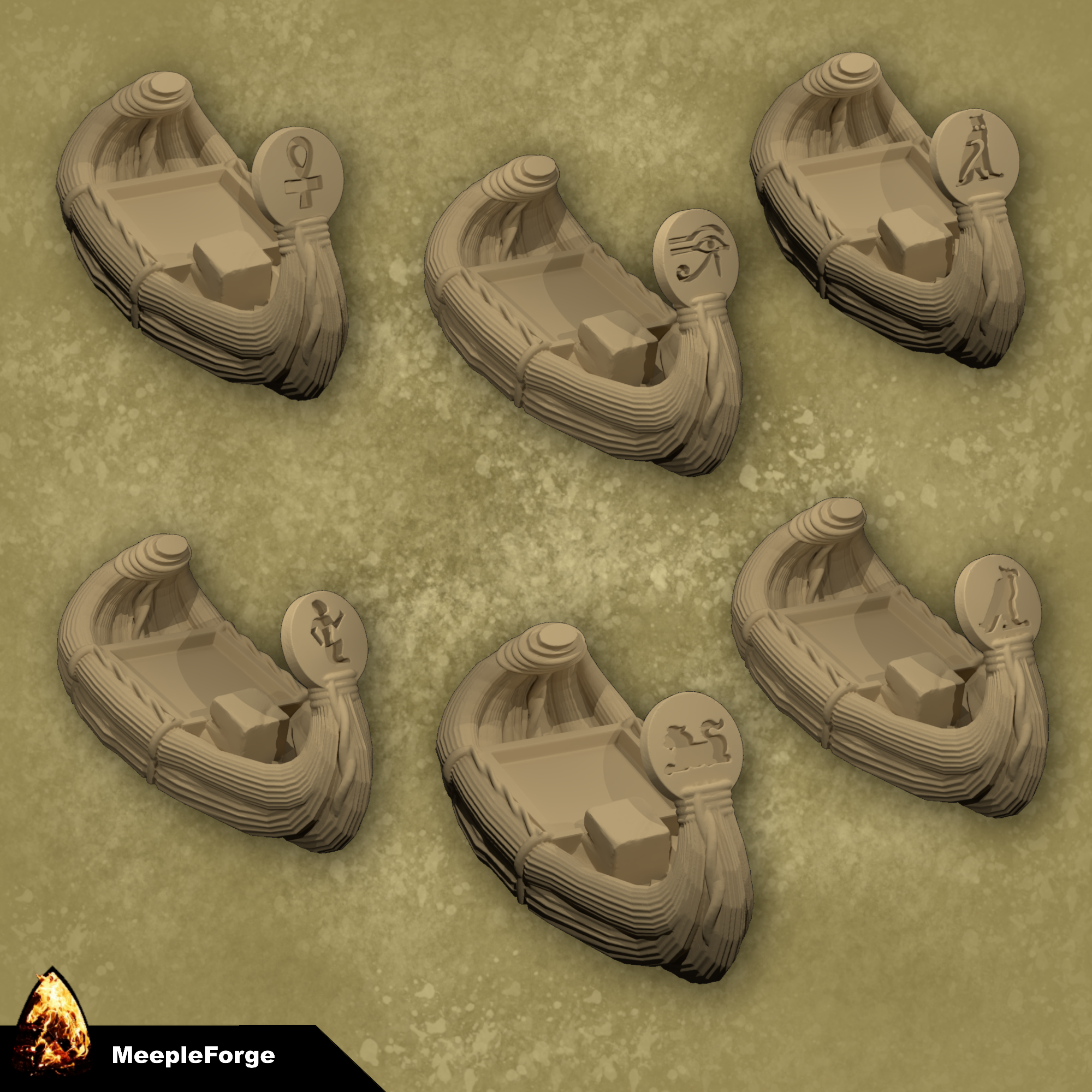 Mini Private Ships for Imhotep Expansion